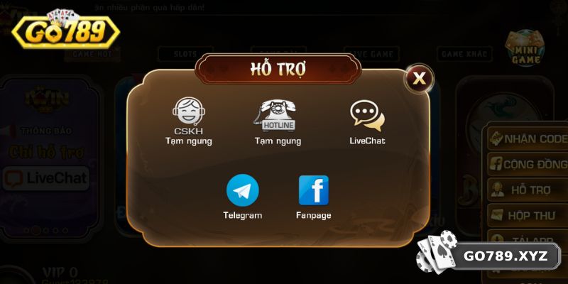 Liên hệ hỗ trợ quên tên tài khoản 24/7